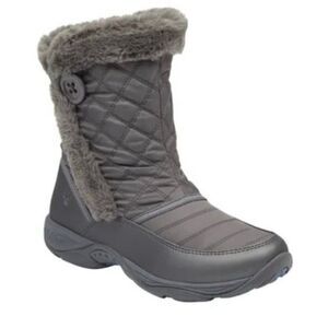 NEW Women S Easy Spirit Exposure 2 Mid CalfBoot Grey Fabric 7 M SHOES, New